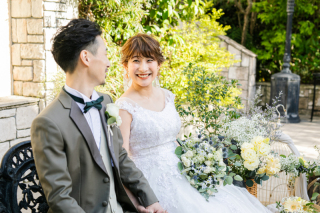 暖かな春のガーデン×チャペル【洋装２着】