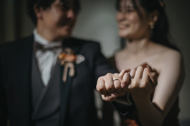 結婚指輪ショット