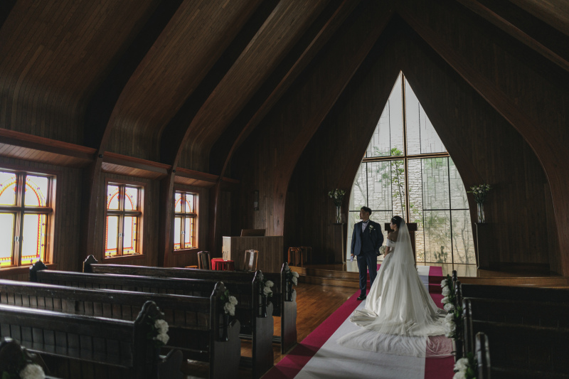 解放感のあるチャペル