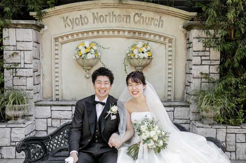 プライベートガーデンで２ショット