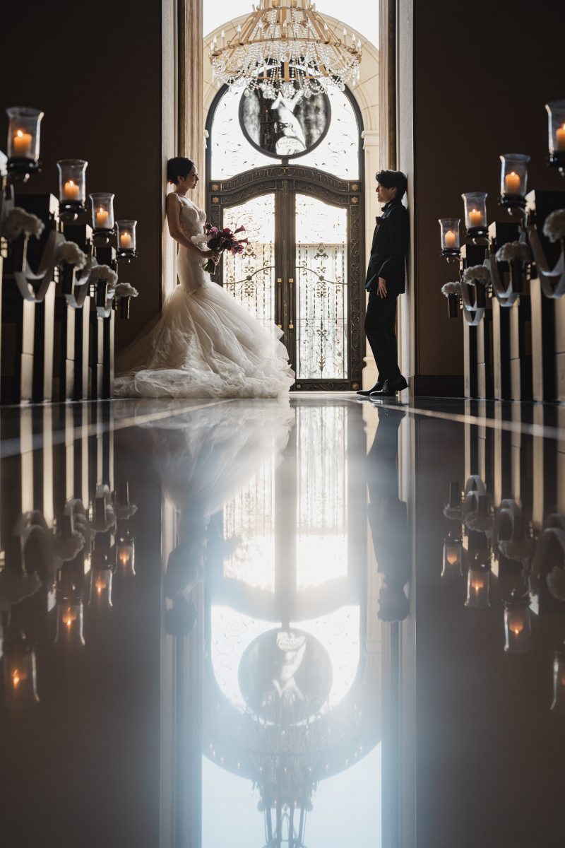 大理石のバージンロード