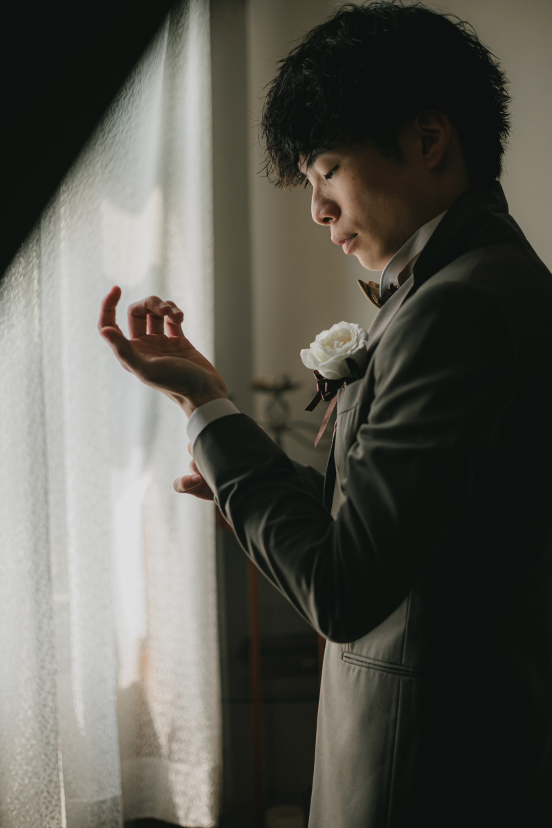 新郎様のソロショット