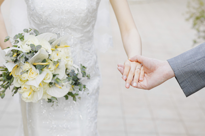 華やかなお手元ショット .**