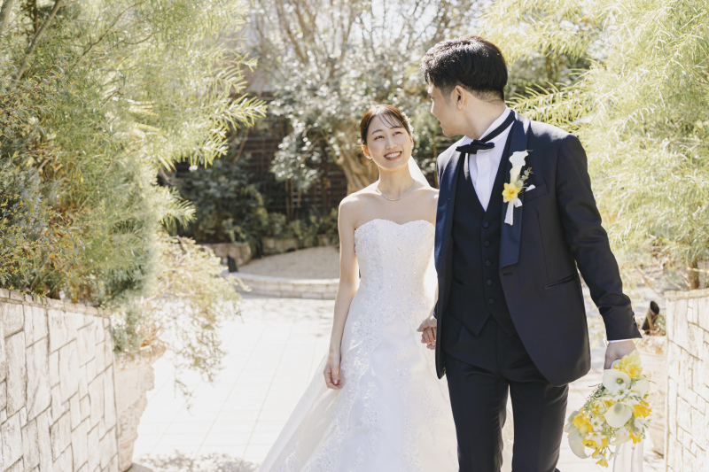 エスコートされて