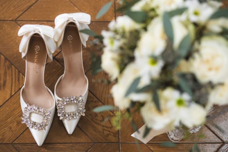 ブーケ×ブライダルシューズ