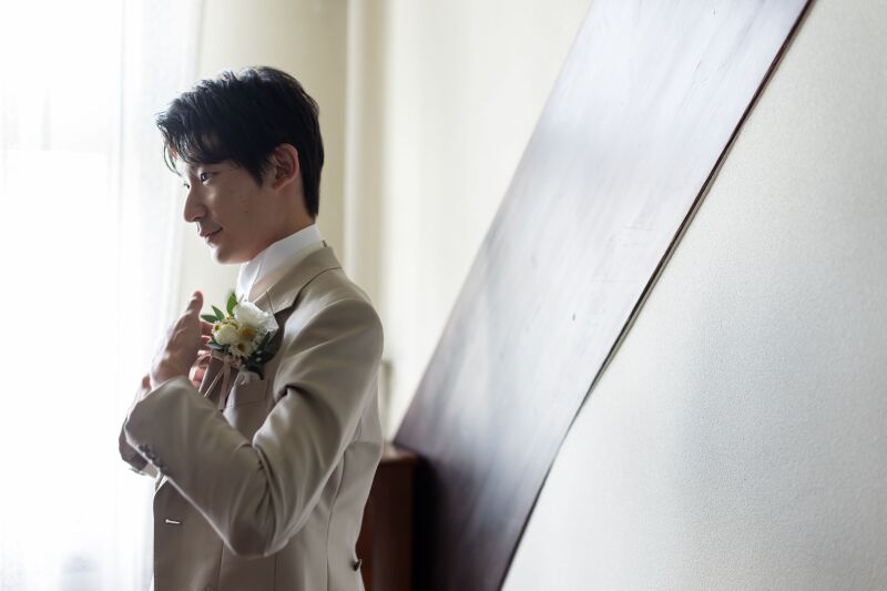 新郎様ソロショット
