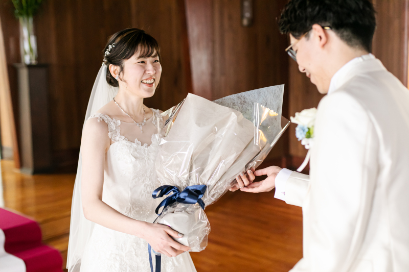 サプライズ花束大成功◎