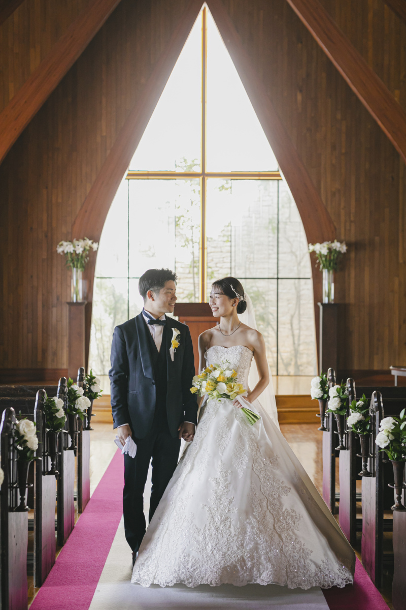 チャペル内にて