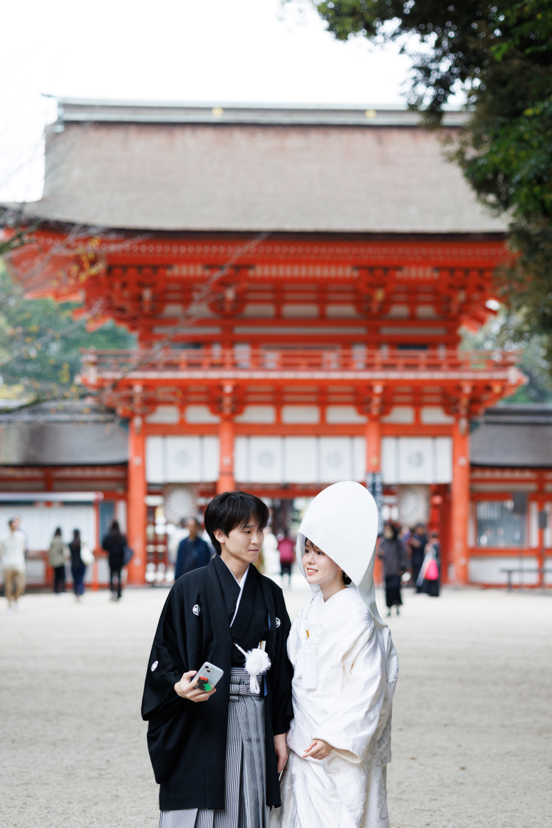 自然なおふたりのお姿も