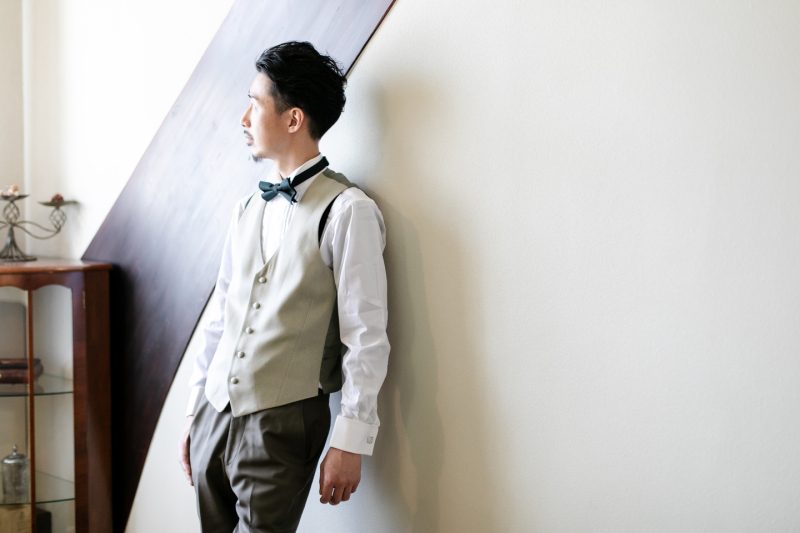 ご新郎様お支度シーン
