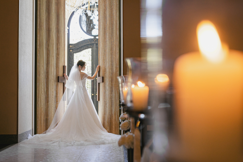 キャンドルの灯とともに