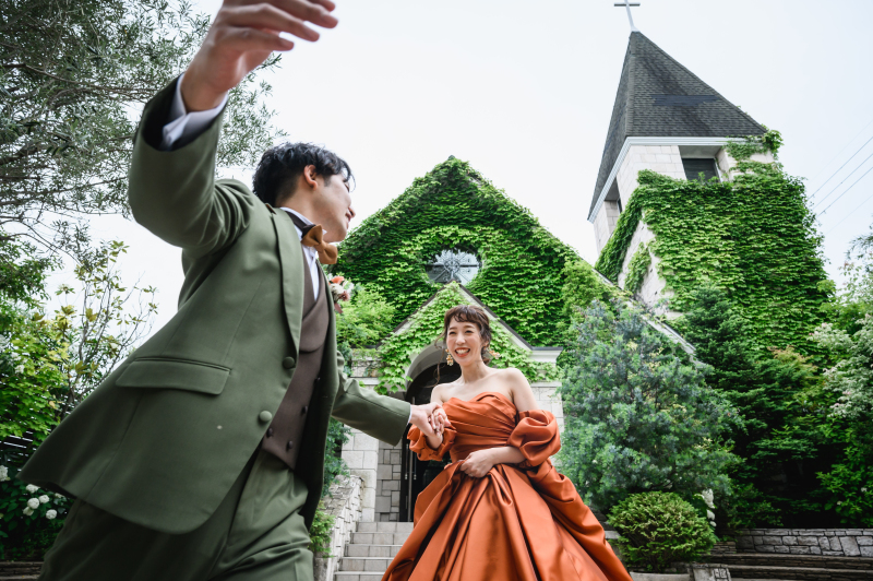 踊り出したくなるような…開放的なガーデン撮影