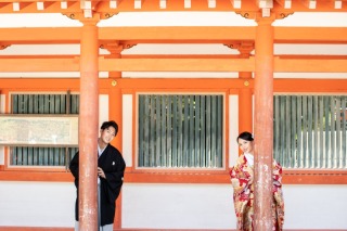 初秋の京都でおふたりだけの笑顔溢れる一日！