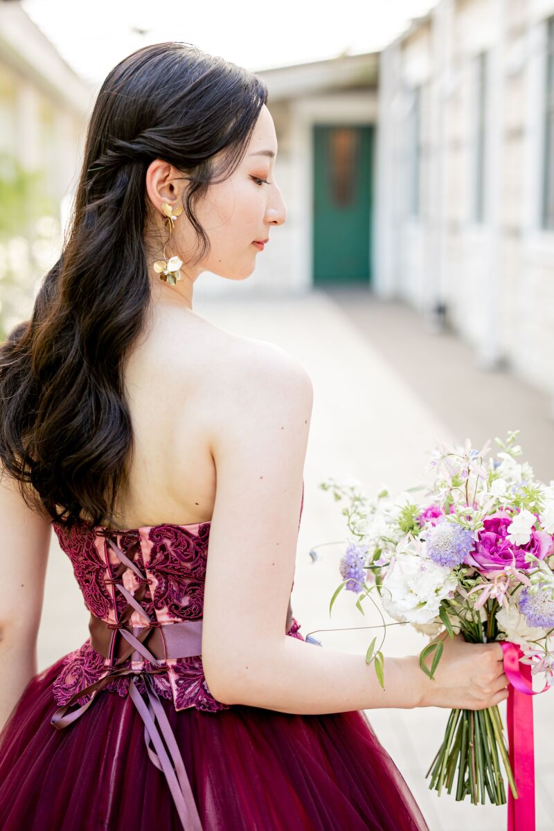 お色直しのカラードレス