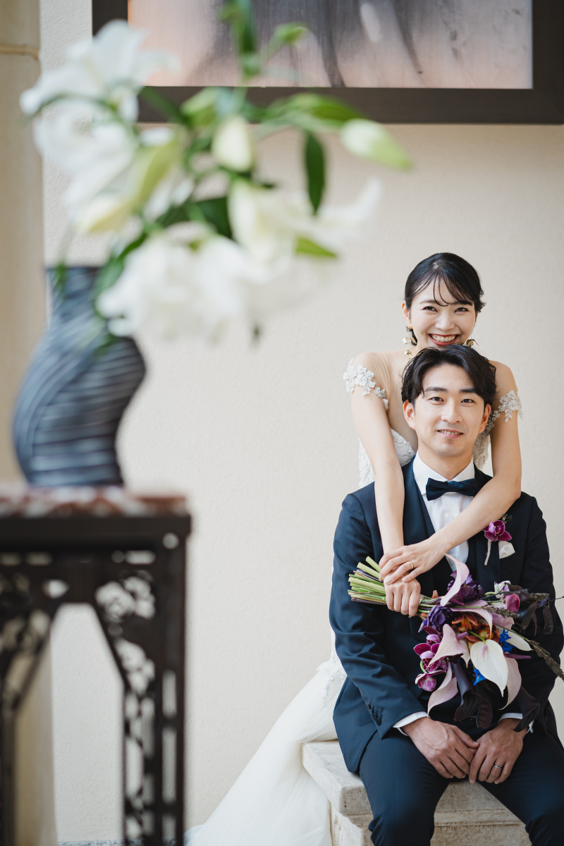 生花の香りに包まれて