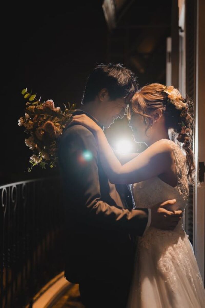 お顔を近づけて