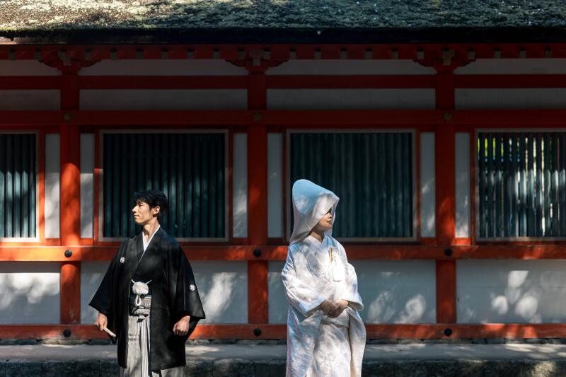 世界遺産で厳かな1枚