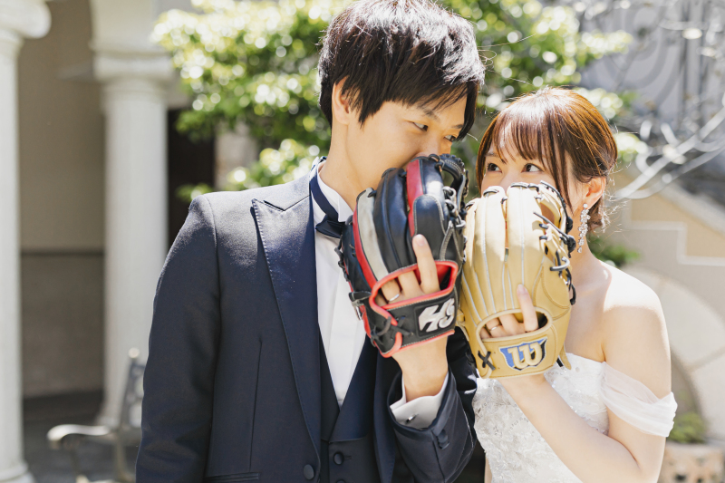 暖かな季節の貸し切りガーデン付きチャペル【洋装２着】