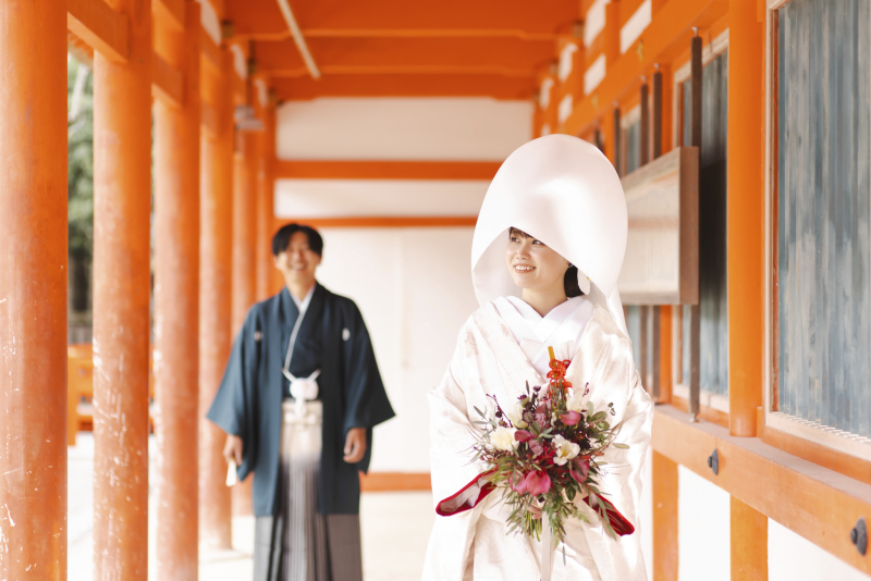 鮮やかなブーケ