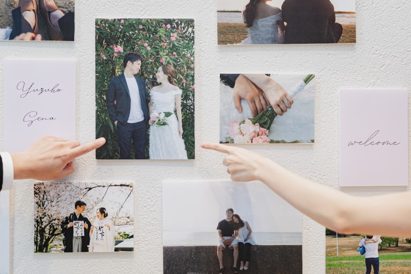 想い出グッズとの撮影