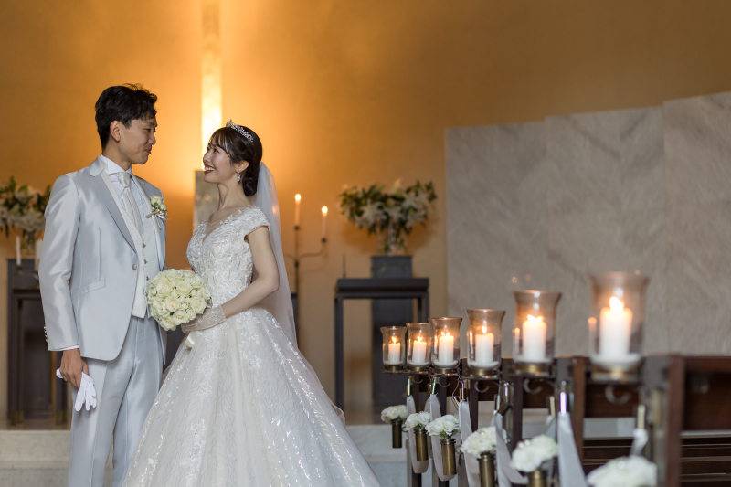 本物キャンドルが美しい「北山ル・アンジェ教会」