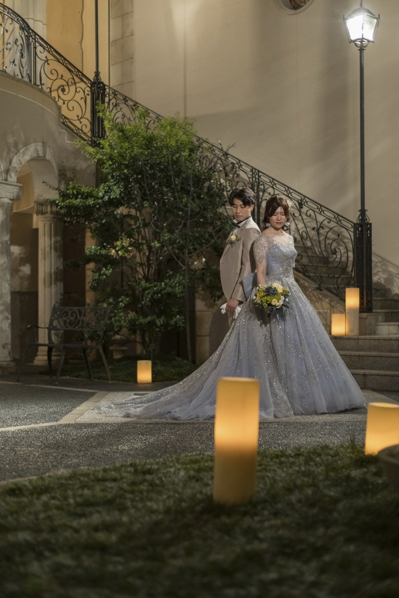 キャンドル輝くガーデン