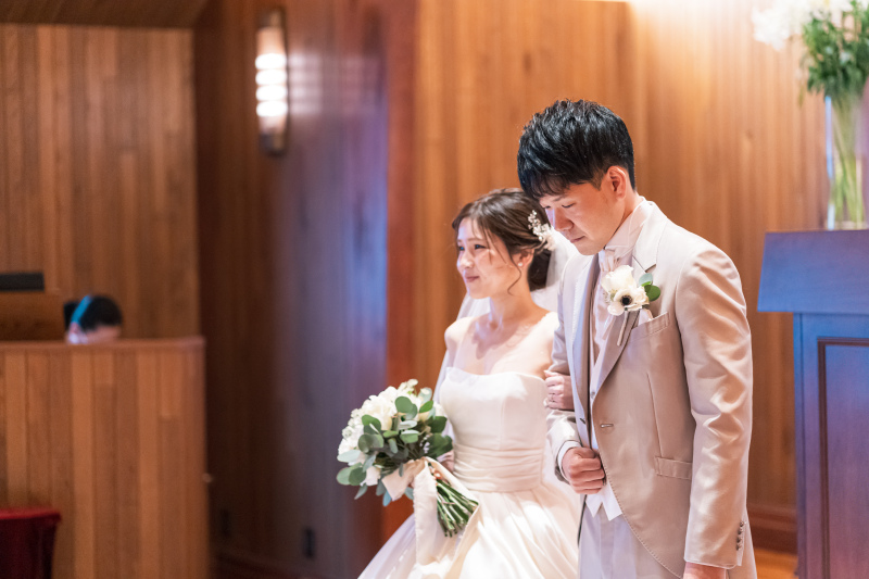 ウエディングステップでご入場