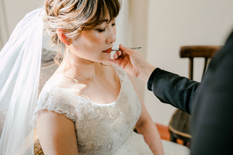 新婦様お支度シーン