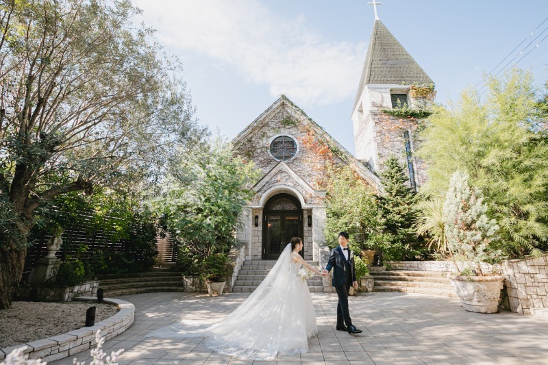 快晴のガーデンで