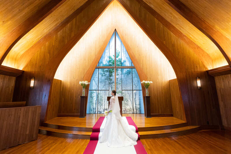 新婦様が主役のソロショット