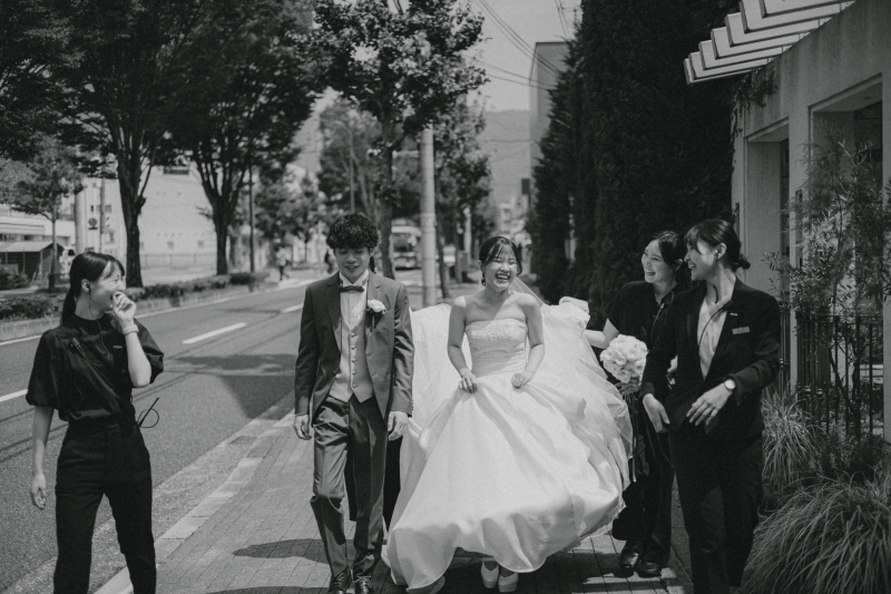 外国の街並みのようなロケーション