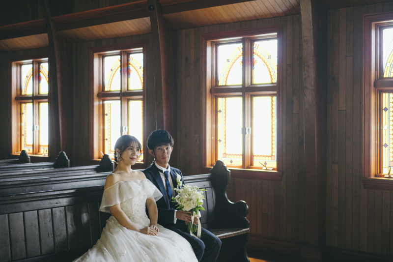 礼拝堂のステンドグラス