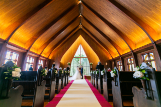 ゲストの皆様に見守られながら・・・☆＜挙式風フォトウェディング×和装前撮り＞