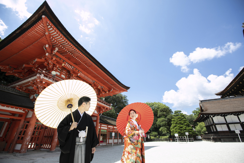 晴天の下鴨神社