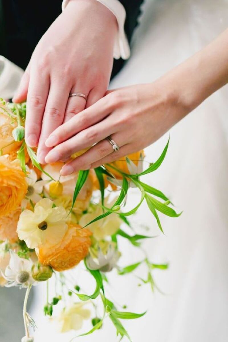 大切なリングとともに