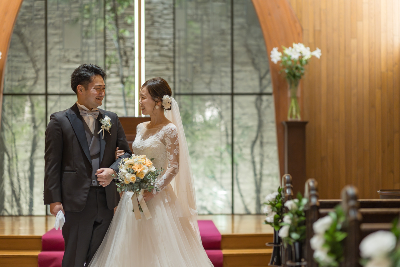 目をあわせて笑顔の1枚