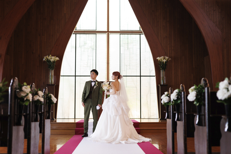 開放感あふれるチャペル