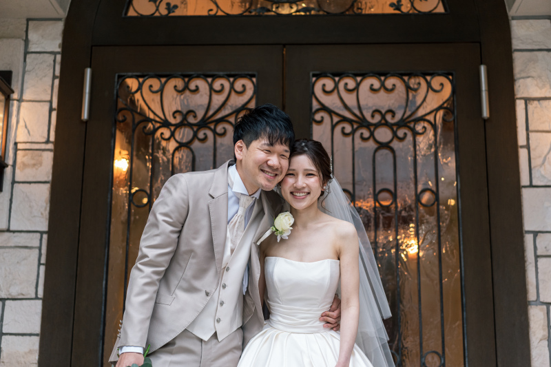 教会前ショット！