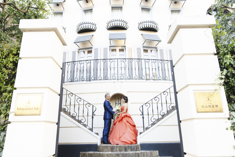 披露宴会場前のロケーション