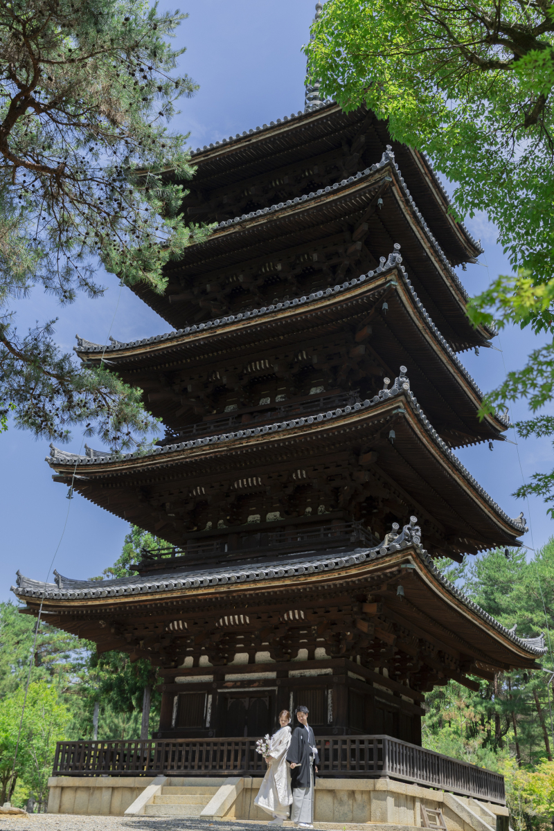 迫力の五重塔