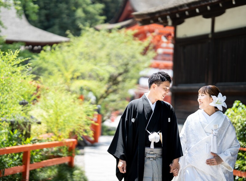 夏の光が美しい＊白無垢での撮影