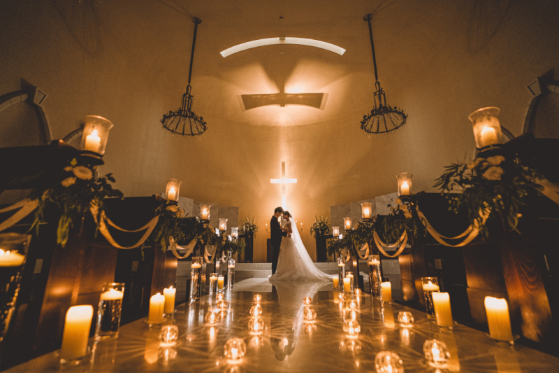 TAKAMI BRIDAL_夜景で撮影できる
