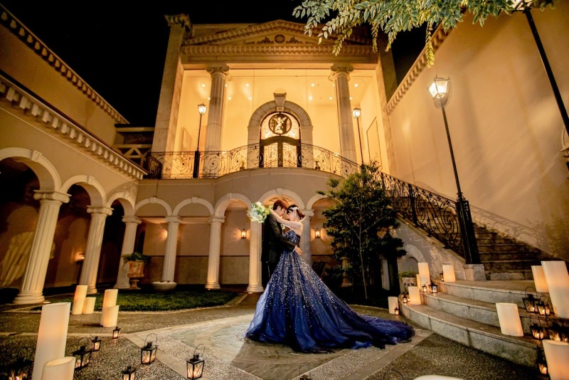 TAKAMI BRIDAL_夜景で撮影できる