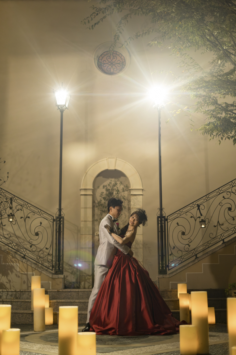 TAKAMI BRIDAL 京都_夜景で撮影できる