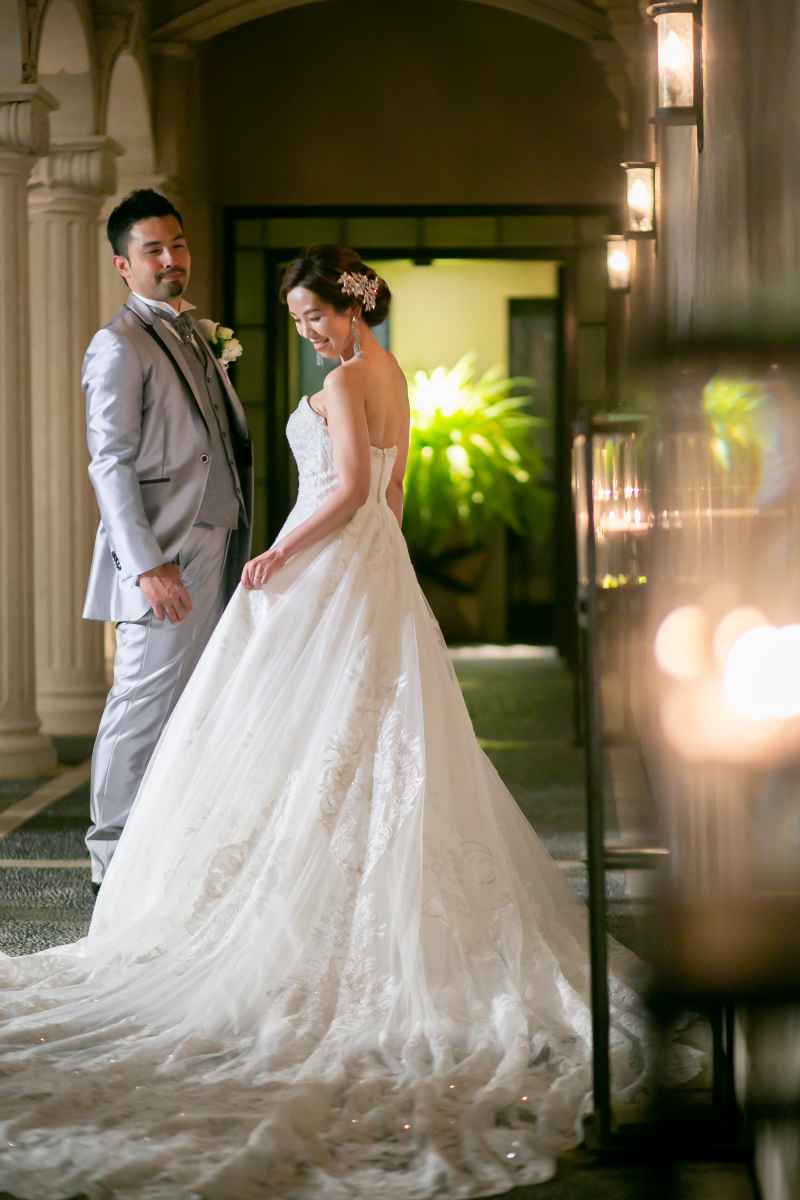 TAKAMI BRIDAL_夜景で撮影できる