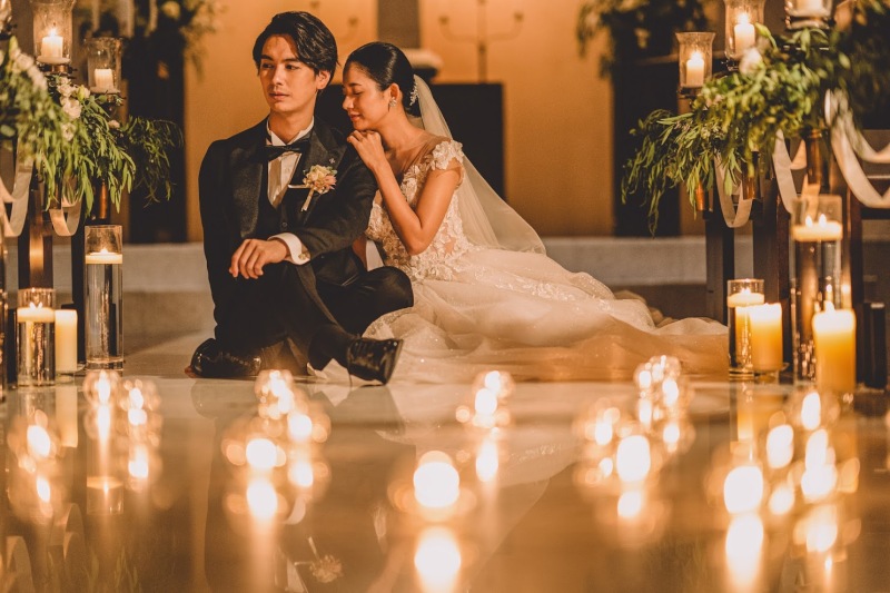 TAKAMI BRIDAL 京都_夜景で撮影できる