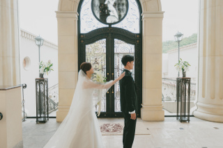 TAKAMI BRIDAL_光注ぐ教会を貸切＊生花の香り×キャンドル灯る独立型チャペル撮影②