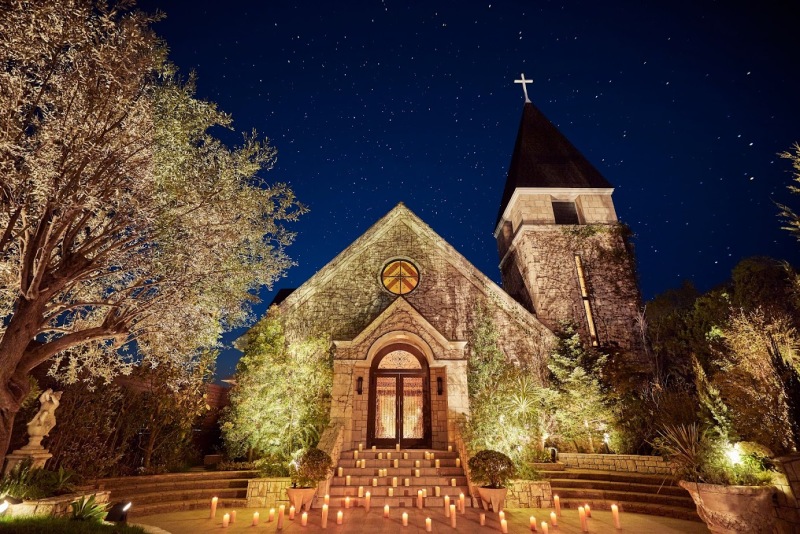 【キャンドル&times;教会フォトプラン】幻想的な空間を演出☆*。選べる2つの独立型教会を完全貸切に！