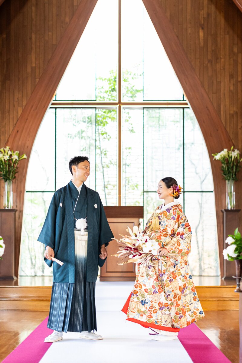 【GRANDOPEN記念!組数限定50%OFF◉】和装×チャペル撮影¥165,000→¥82,500 衣裳・全データ・小物込!