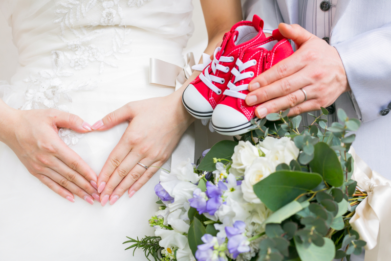 【マタニティフォト】〈本格教会〉フォトウェディングプラン *新しいご家族との素敵な記念に*